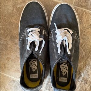 Vans Black Canvas Shoes